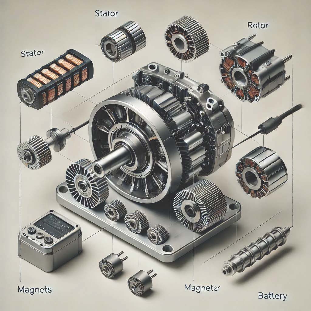 moteur électrique voiture fonctionnement