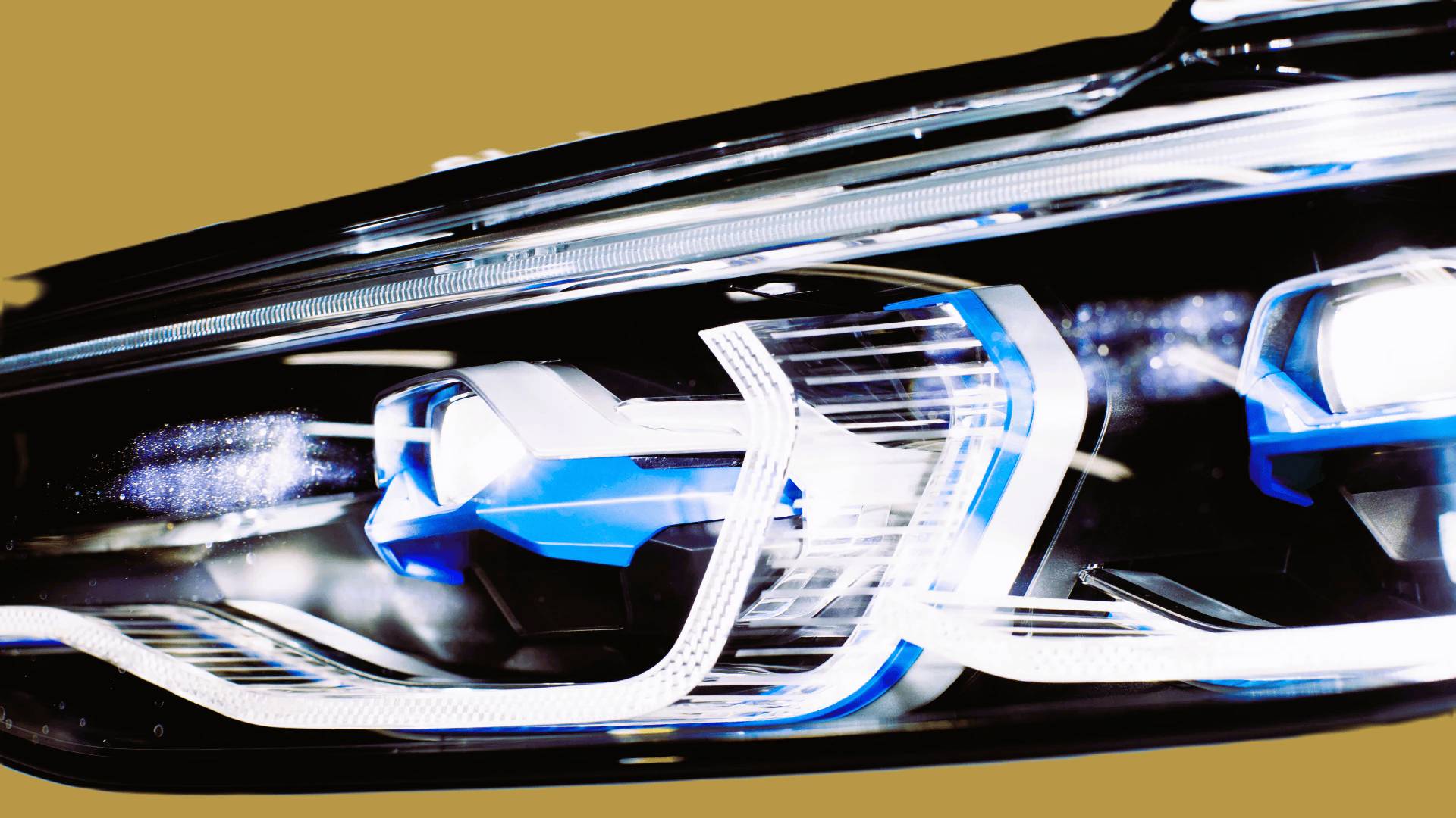 innovations en éclairage automobile: Phare laser d'une BMW