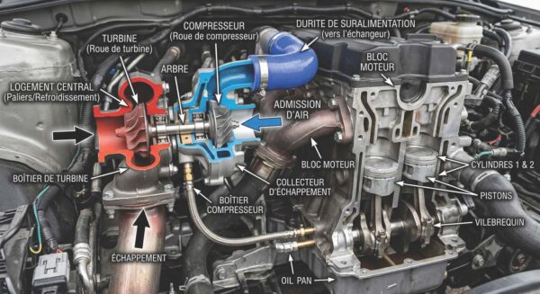 Lire la suite à propos de l’article Fonctionnement et maintenance du turbocompresseur de voiture
