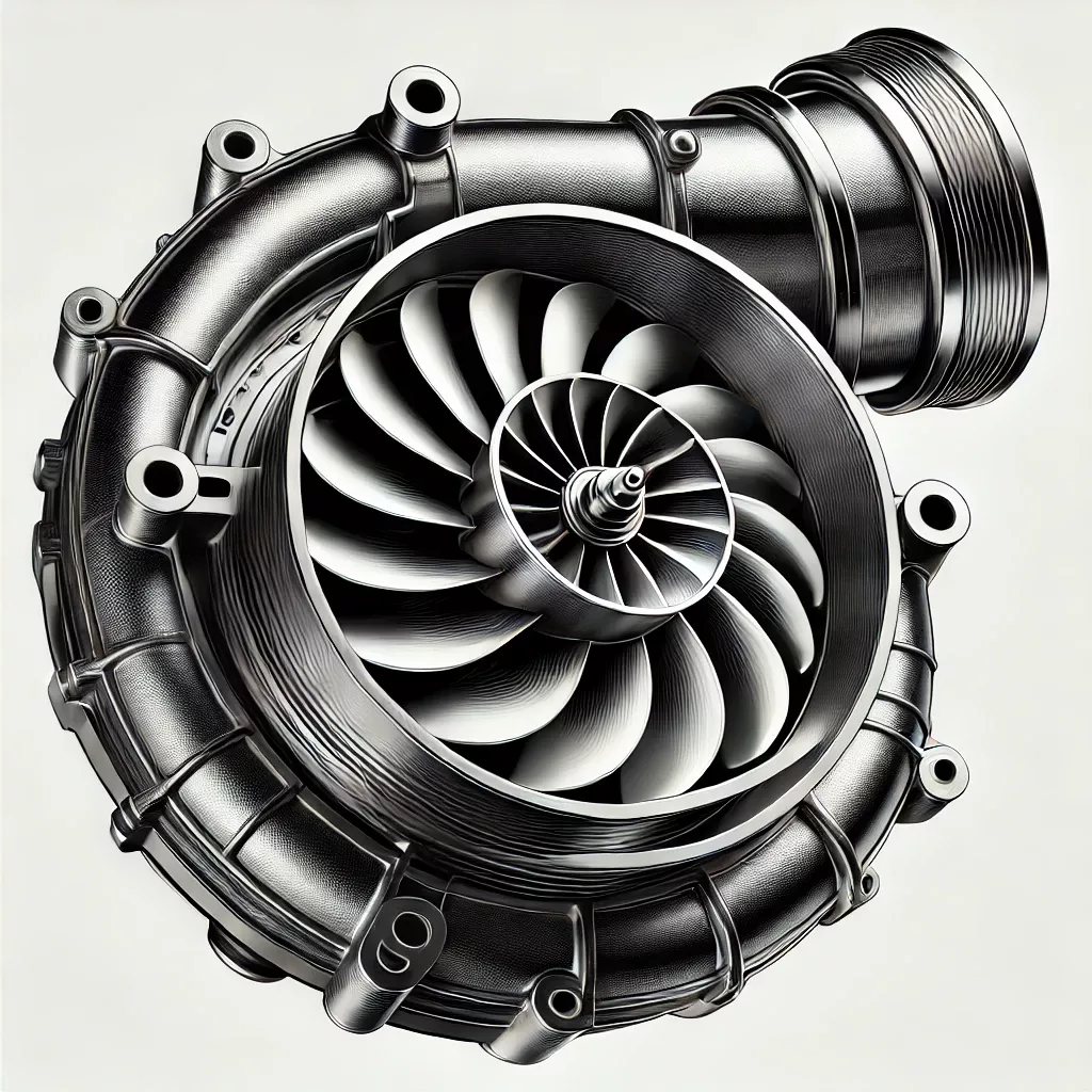 Fonctionnement du turbocompresseur : le compresseur