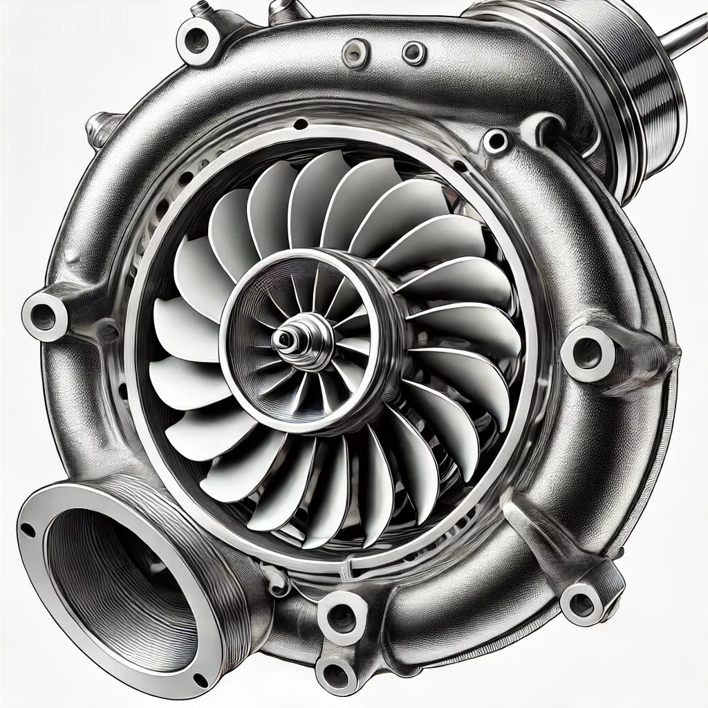 Fonctionnement du turbocompresseur : la turbine