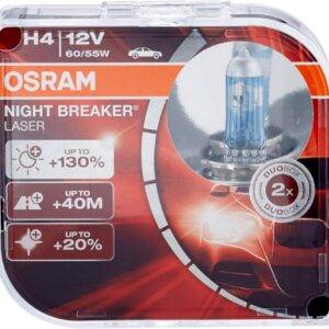 Lampe de phare Lazer halogène OSRAM NIGHT BREAKER LASER H4