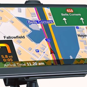 GPS pour Voitures 7″ Europe – Navigation tactile HD avec mises à jour gratuites