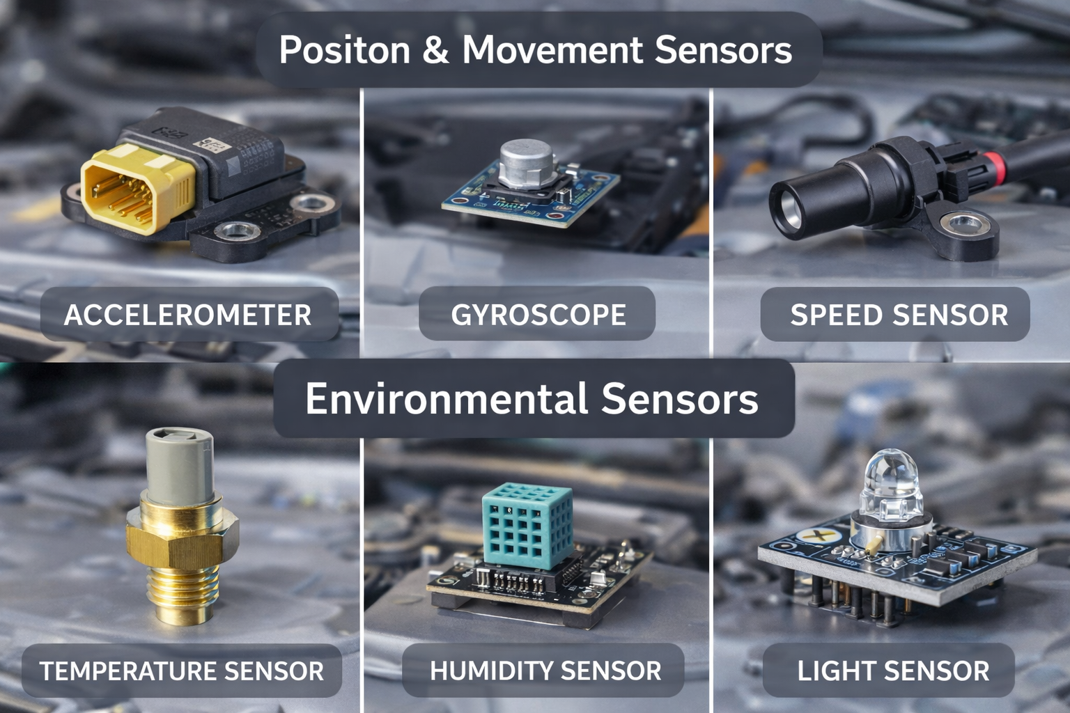 Technologie des capteurs : les principaux types de capteurs automobiles