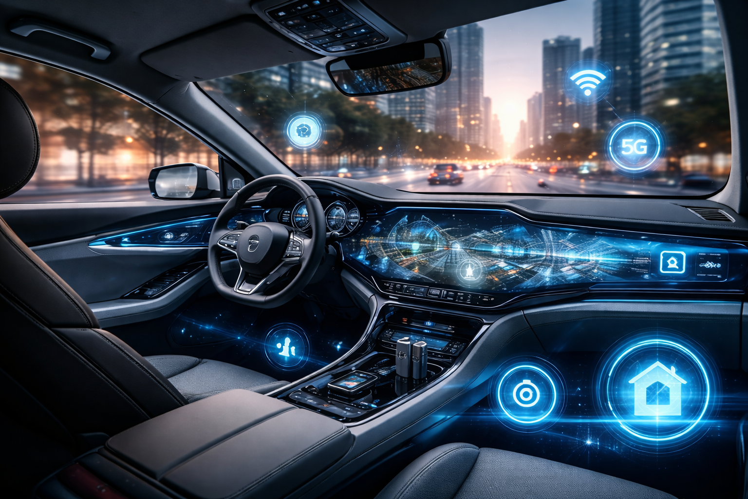Types et spécialisations de l'ingénierie automobile : Voiture intelligente connecté
