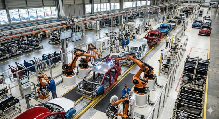 chaîne assemblage automobile fonctionnement technologies innovations usine moderne 2026