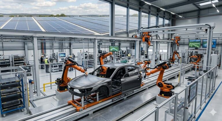 fabrication voiture écologique usine durable technologies vertes production automobile