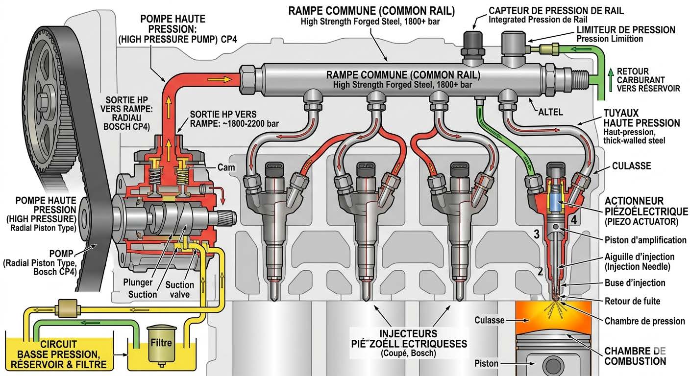 You are currently viewing Système Common Rail : fonctionnement et avantages