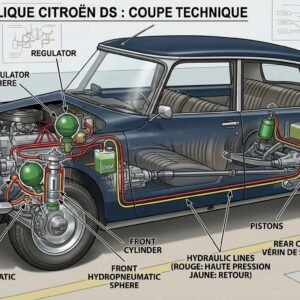 Suspension hydropneumatique Citroën : fonctionnement et entretien