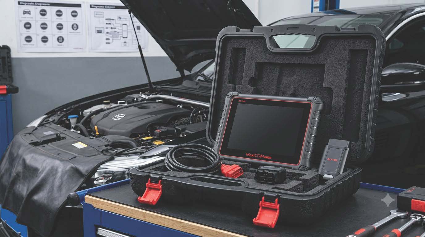 Meilleure valise de diagnostic auto 2026 : Autel MaxiCOM MK900BT professionnelle