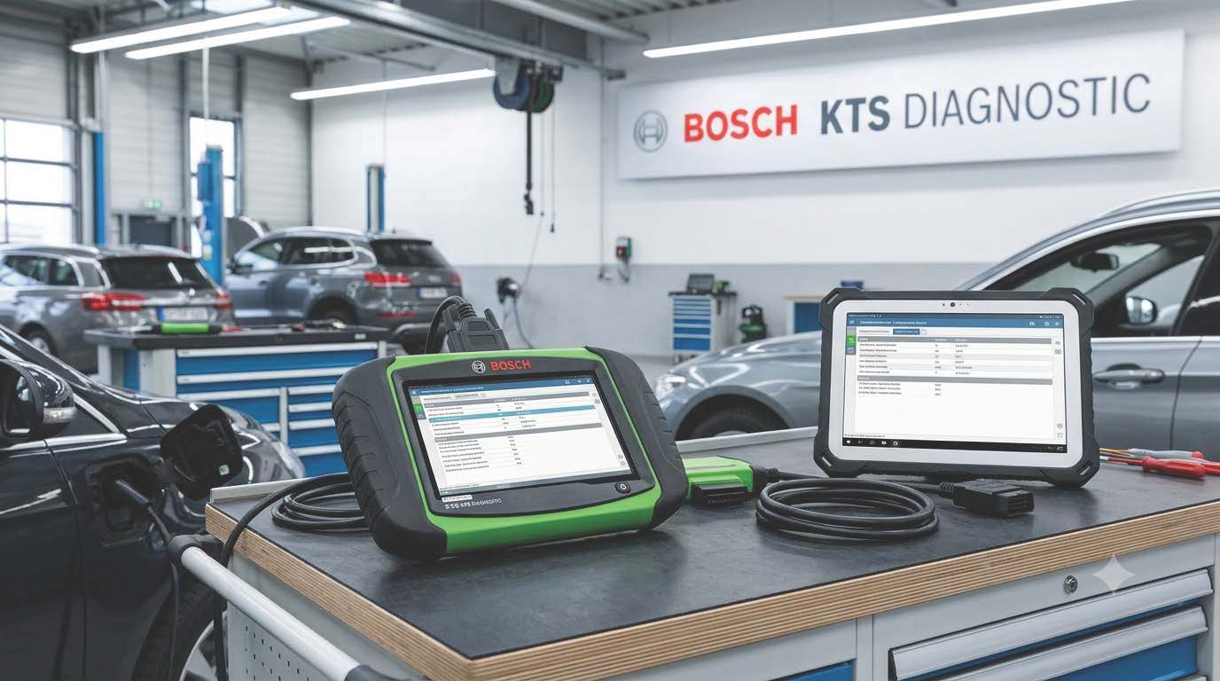 Outil diagnostic professionnel Bosch KTS atelier
