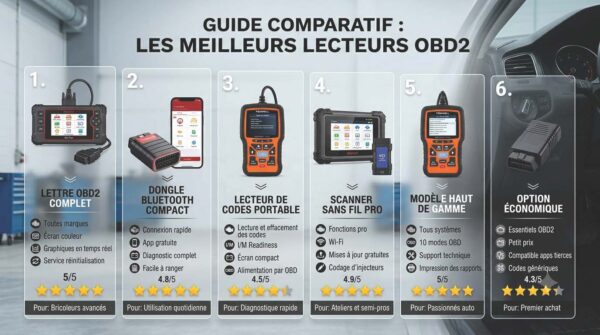 Lire la suite à propos de l’article 5 Meilleurs Lecteurs OBD2 pour Débutants en 2026