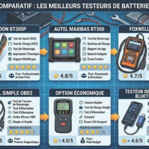 8 Meilleurs Testeurs de Batterie Voiture en 2026
