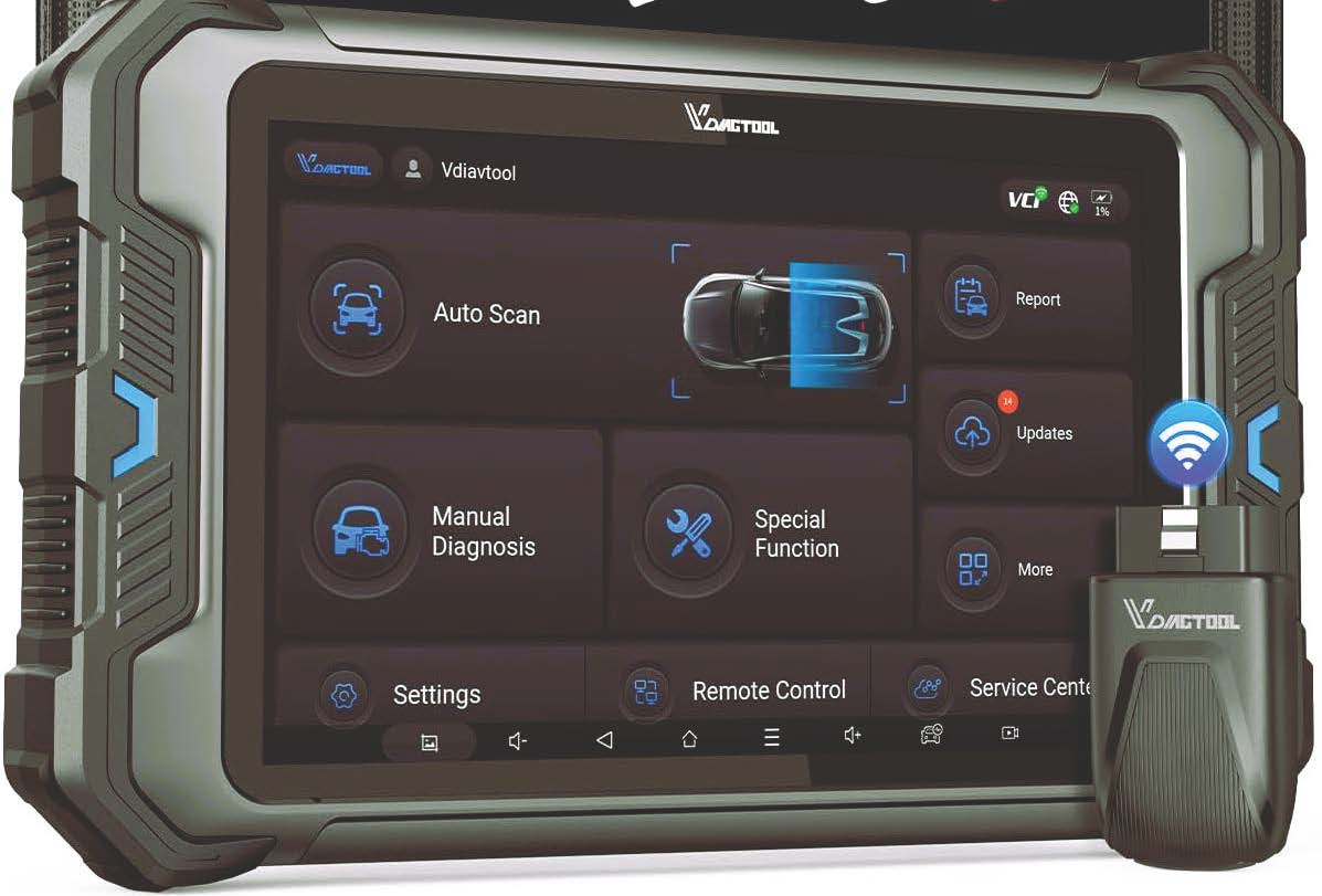 Tablette diagnostic VDIAGTOOL VD80 BT programmation clés