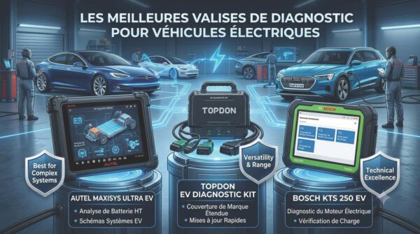 Lire la suite à propos de l’article 5 Meilleures Valises Diagnostic pour Véhicules Électriques 2026
