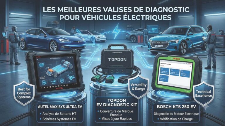 Comparatif des meilleures valises diagnostic véhicules électriques 2026