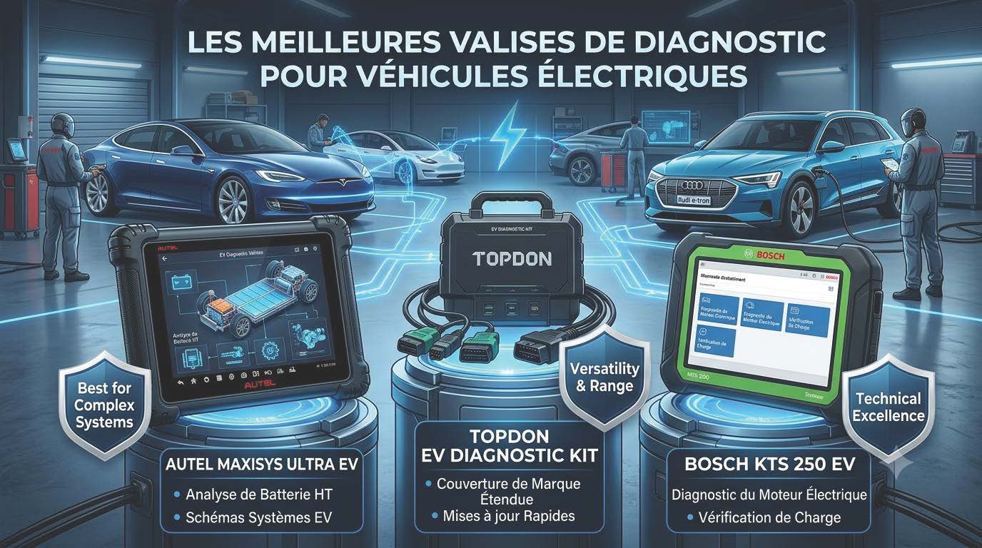 You are currently viewing 5 Meilleures Valises Diagnostic pour Véhicules Électriques 2026