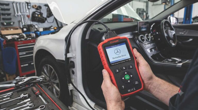 iCarsoft i980 scanner diagnostic Mercedes-Benz Sprinter Smart 2026