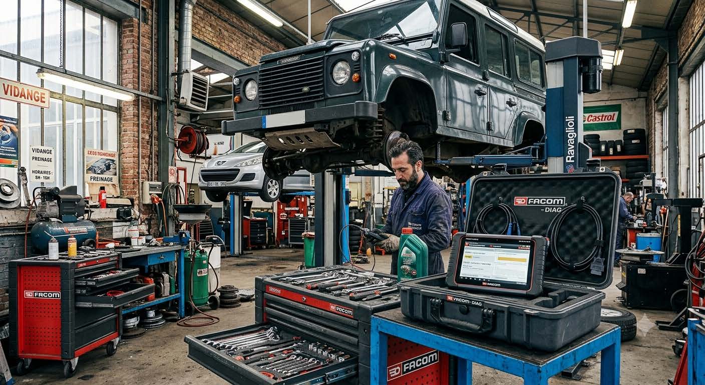 comment monter un garage mecanique : Outillage et valise de diagnostic