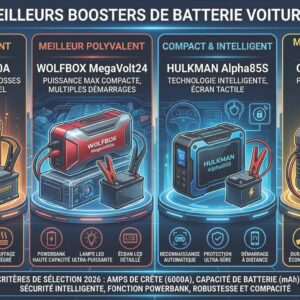 6 Meilleurs Booster de Batterie / Démarreurs d&rsquo;Urgence 2026