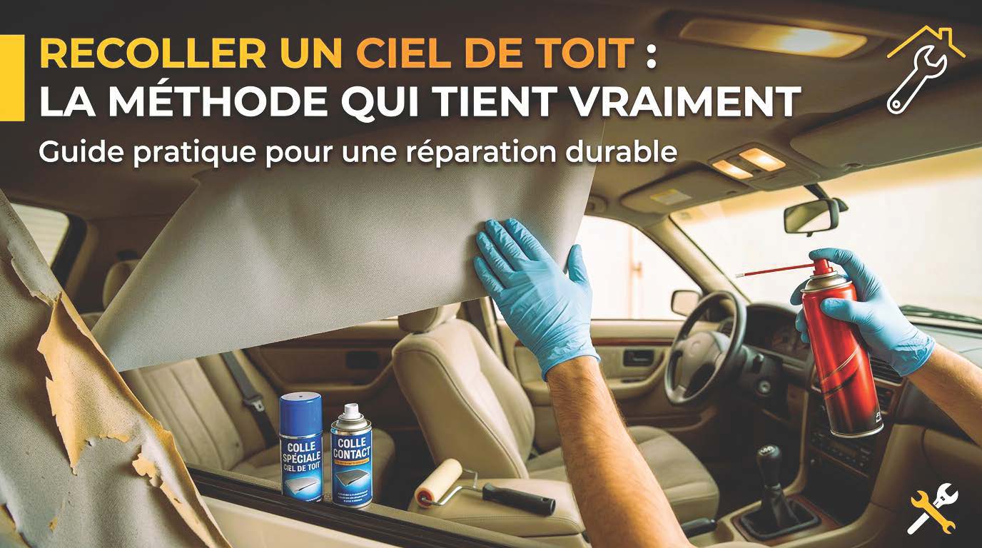 You are currently viewing Recoller un ciel de toit : la méthode qui tient vraiment (et celles qui échouent)